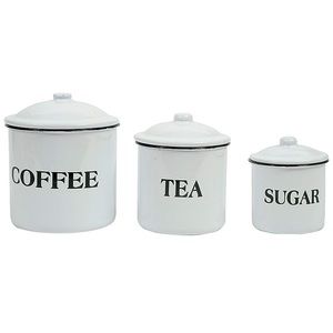 Farmhouse Coffee Bar Canisters